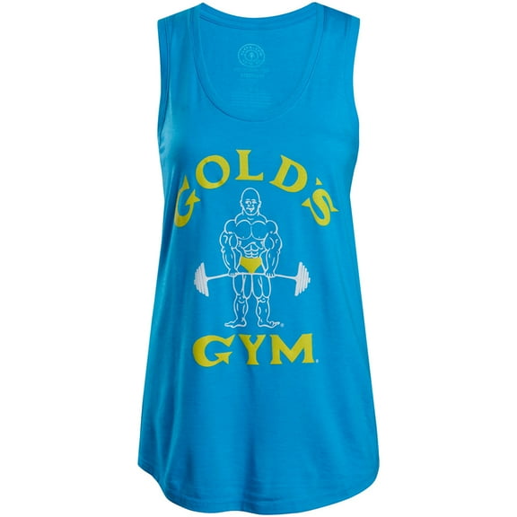 Gold's Gym Women's Classic Joe Racerback Tank Top - Large - Blue