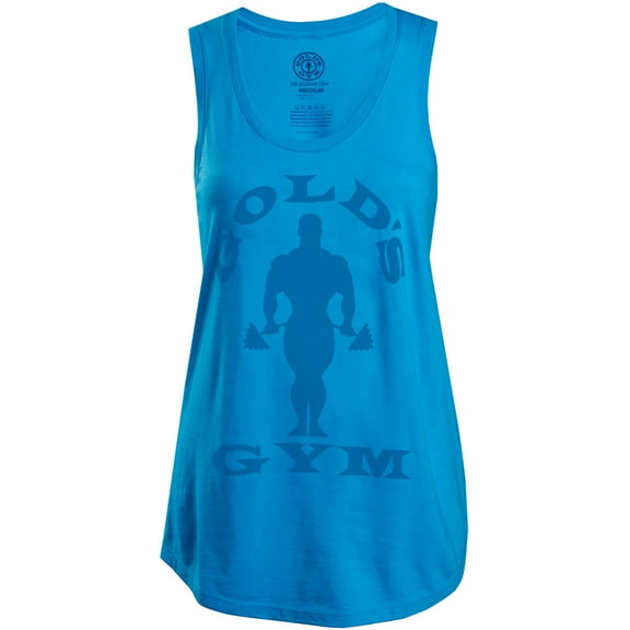 Gold's Gym Women's Silhouette Joe Racerback Tank Top - Medium - Blue