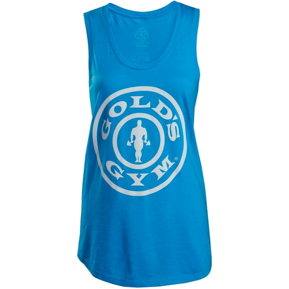 Gold's Gym Women's Weight Plate Racerback Tank Top - Blue