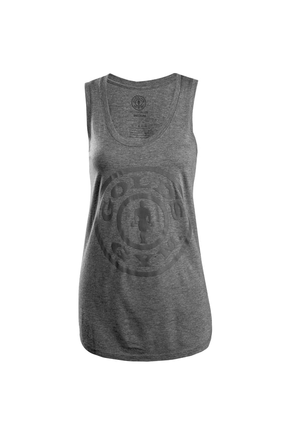 Women's Weight Plate Racerback Tank Top - Gray