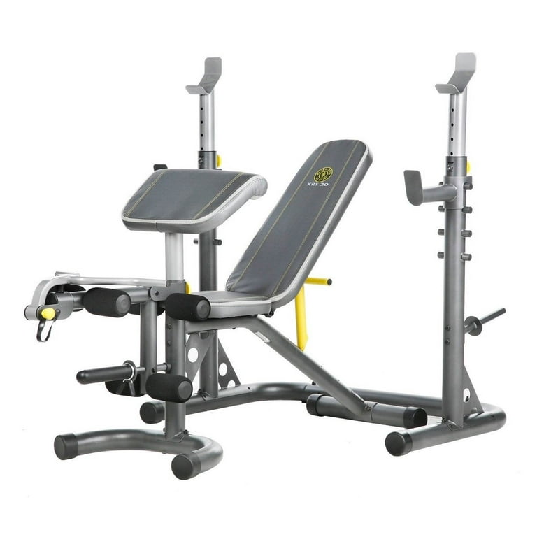 Gold's Gym XRS 20 Adjustable Olympic Workout Bench with Squat Rack