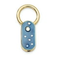 thumbnail image 1 of Finest Gold 1928 Gold-Tone Blue Enamel with Crystals Key Fob, 1 of 3