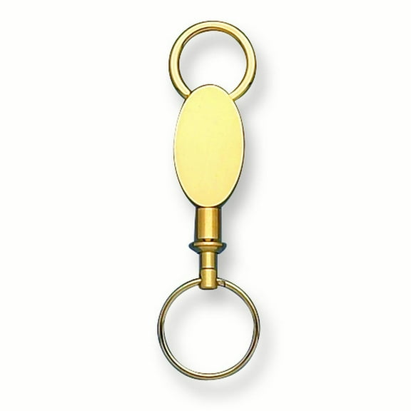 Gold-tone Valet Key Ring GM4936