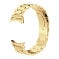 thumbnail image 1 of GoldCherry Band for Gear Fit 2 R360,Fit 2 Pro R365 Bands Solid Stainless Steel Link Bracelet Band Strap with Durable Folding Clasp Watch Band for Samsung Gear Fit 2 R360 Fit 2 Pro R365(Gold), 1 of 3