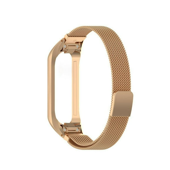 GoldCherry For Galaxy Fit-e SM-R375 Watch Bands,Men's Women's Milanese Loop Stainless Steel Mesh Replacement Samsung Galaxy Fit-e SM-R375(Gold)