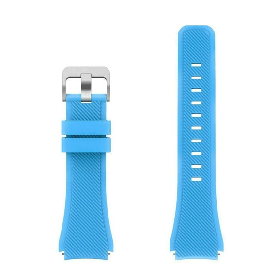 GoldCherry For Samsung Gear S3 22mm Watch Band,Watch 3 45mm Watch Band,Sport Silicone Replacement Wrist Strap Watch Band For Samsung Gear S3 Frontier/S3 Classic/Galaxy Watch 46mm(Blue)