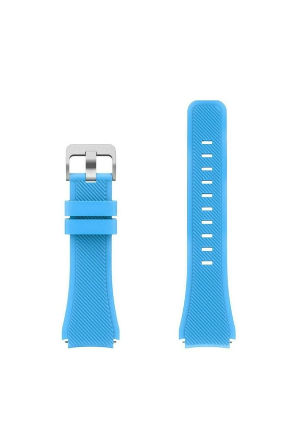GoldCherry For Samsung Gear S3 22mm Watch Band,Watch 3 45mm Watch Band,Sport Silicone Replacement Wrist Strap Watch Band For Samsung Gear S3 Frontier/S3 Classic/Galaxy Watch 46mm(Blue)