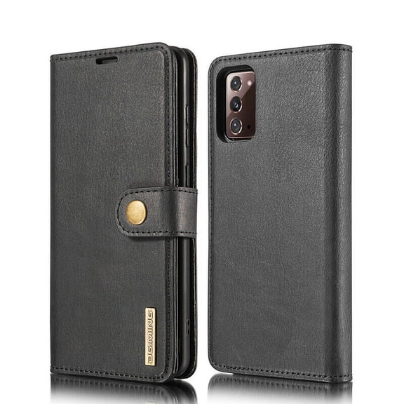 GoldCherry for Samsung Galaxy Note 20 Case,Wallet Casewith Card Holder,Magnetic PU Leather Shockproof Flip Cover Credit Card Holder Protective Case for Samsung Galaxy Note 20 6.7 Inch(Black)