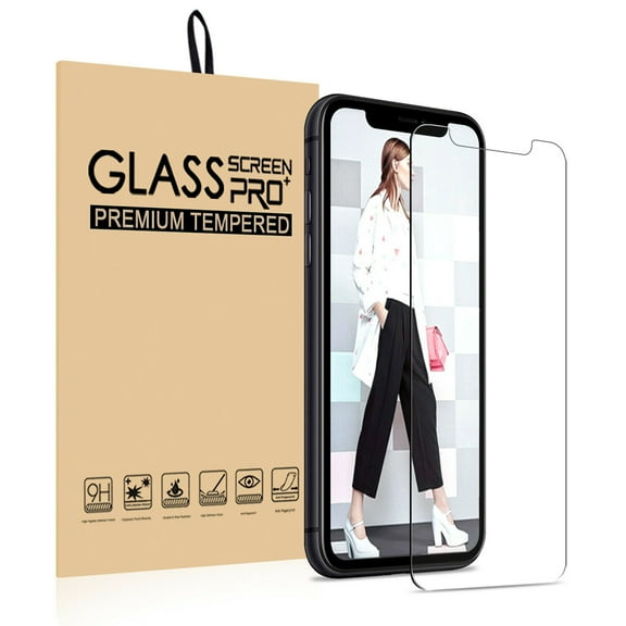 GoldCherry For iPhone 11 Pro Max 6.5 inch/iPhone Xs MAX 2018,Anti Scratch Case Friendly Bubble Free Scratchproof 9H Tempered Glass for iPhone 11 Pro Max 6.5 inch 2019(1 Pcs)