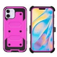 thumbnail image 1 of GoldCherry for iPhone 12 Mini Case,Built-in Screen Protector Heavy Duty Full-Body Rugged Holster Armor Case [Belt Clip][Kickstand] for for iPhone 12 Mini 5.4 Inches(Purple), 1 of 6