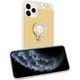 thumbnail image 1 of GoldCherry for iPhone 12/iPhone 12 Pro 6.1" Case,Diamond Mirror Glitter Case with Bling Crystal Rhinestone Ring Holder Finger Grip Stand Kickstand Case for Apple iPhone 12/iPhone 12 Pro(Gold), 1 of 7