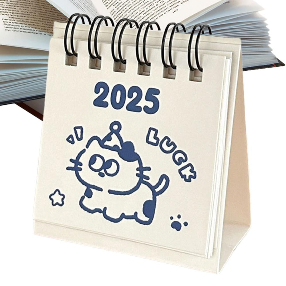 GoldCister 2025 Desktop Calendar October 2024 to February 2026 Calendar