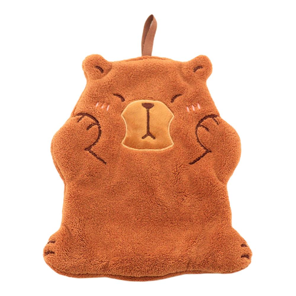 GoldCister Capybara Hand Dryer Coral Velvet Hand Dry Towel Absorbent