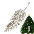 GoldCister Christmas Branch Garland Glitter Leaves Christmas Tree
