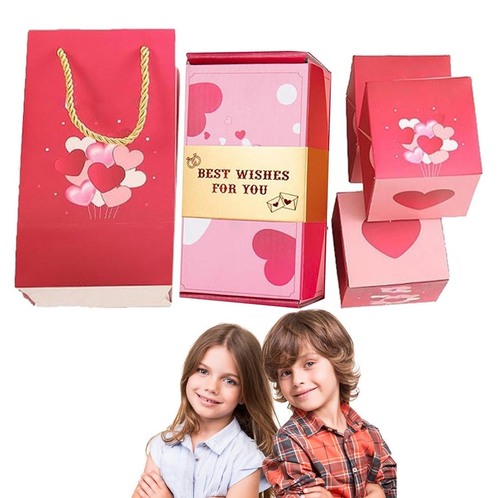 GoldCister Exploding Box Creativity Folding Bouncing Red Envelope Box