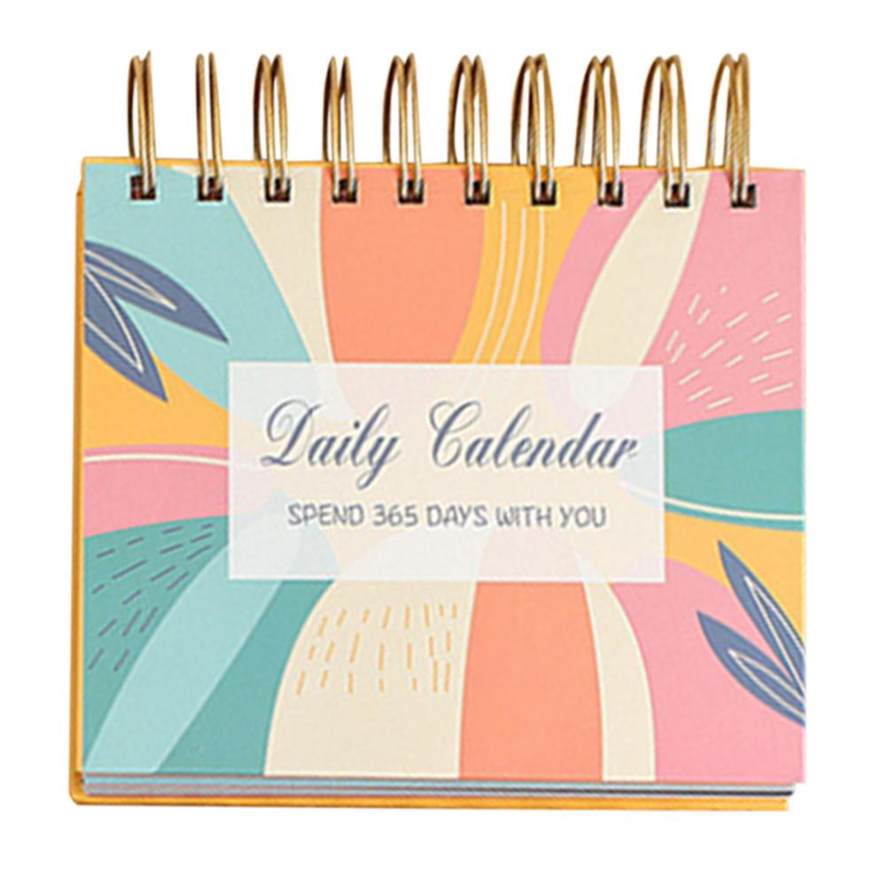 GoldCister Inspirational Desk Calendar Desktop Calendar 2025 Daily
