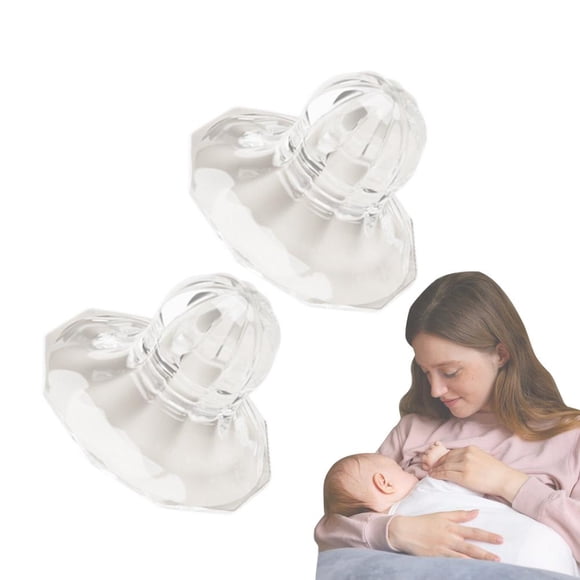 Nipple Corrector Suction Cups (4 Pack) - For Inverted, Flat, Or Shy Nipples, Breastfeeding Preparation 3 thumbnail image