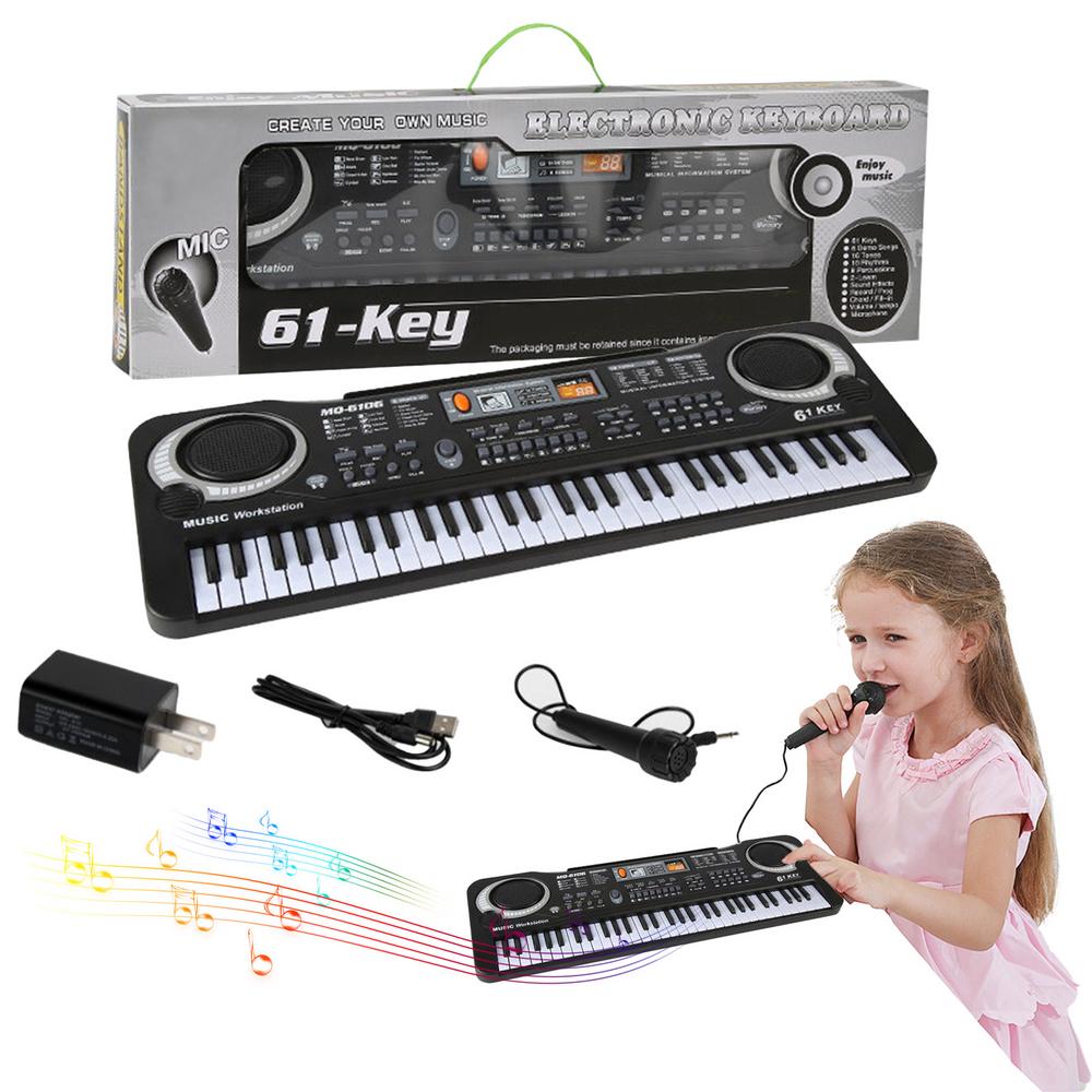 GoldCister Kids Electronic Piano 61 Keys Musical Keyboard Piano Toy
