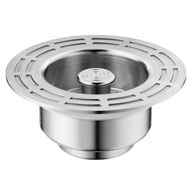 GoldCister Kitchen Sink Strainer Basket Stainless Steel Sink Stopper