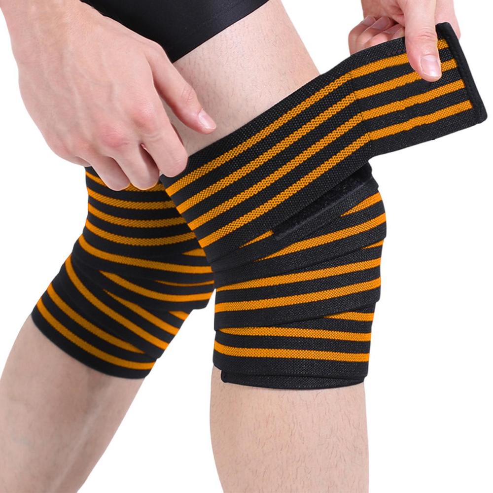 GoldCister Knee Straps for Weightlifting Portable Weight Lifting Knee