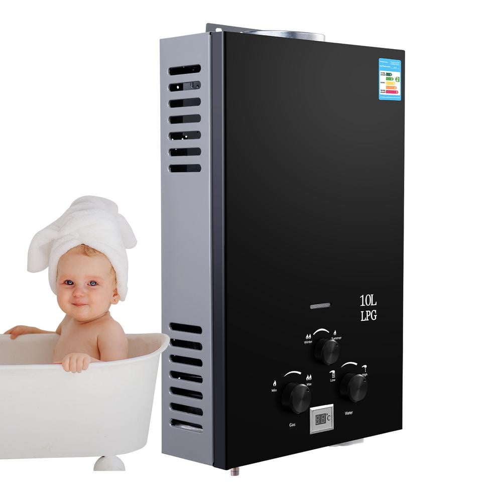GoldCister LPG Propane Tankless Water Heater 10L Outdoor Camping
