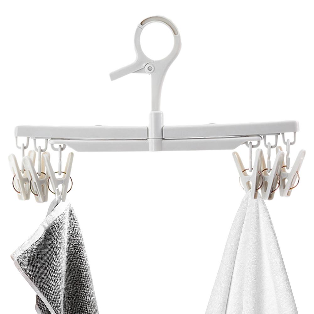 GoldCister Laundry Drying Rack Clothing Drying Rack Telescopic Dry Rack