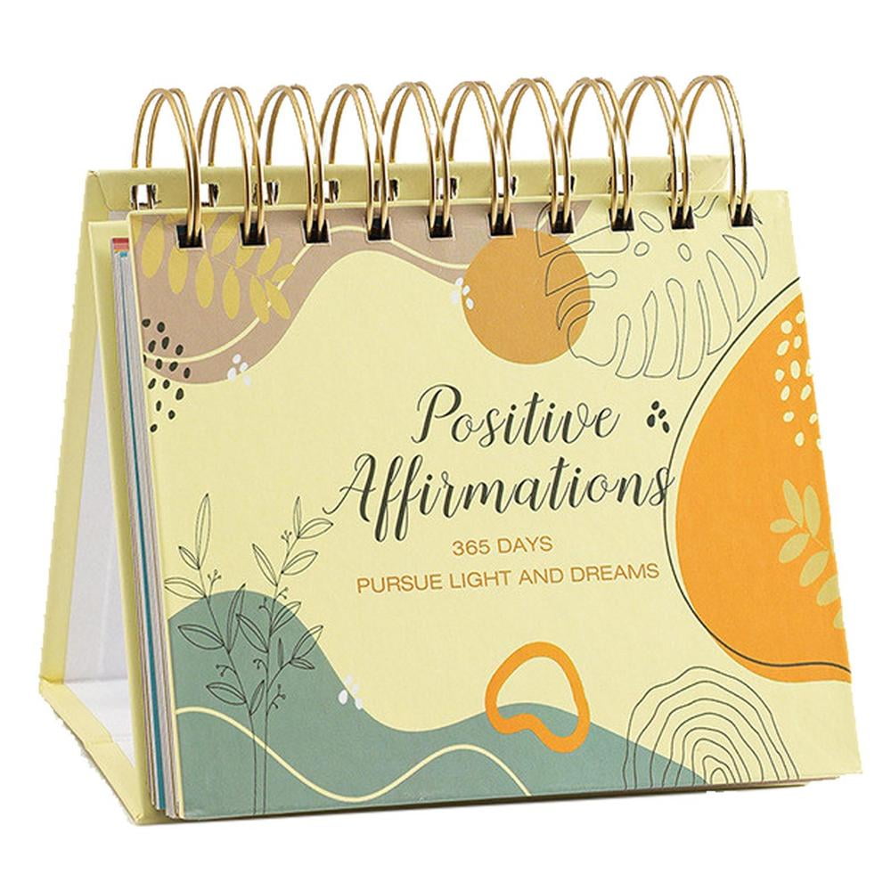 GoldCister Motivational Desk Calendar Desktop Calendar 2025 Daily