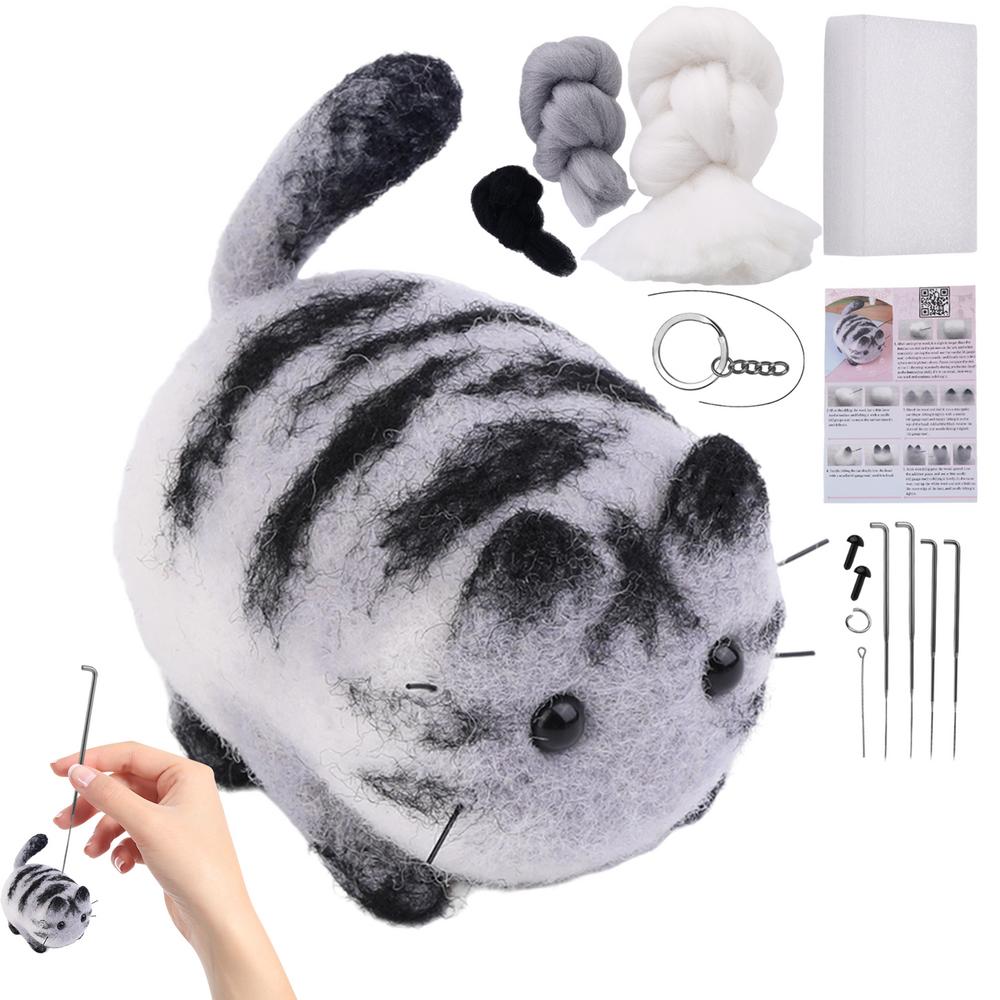 GoldCister Needle Felting Beginner Kit Handmade Beginner Needle Felting