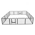 GoldCister Outdoor Playpen for Dogs Heavy Duty 16 Panels Dog Fences