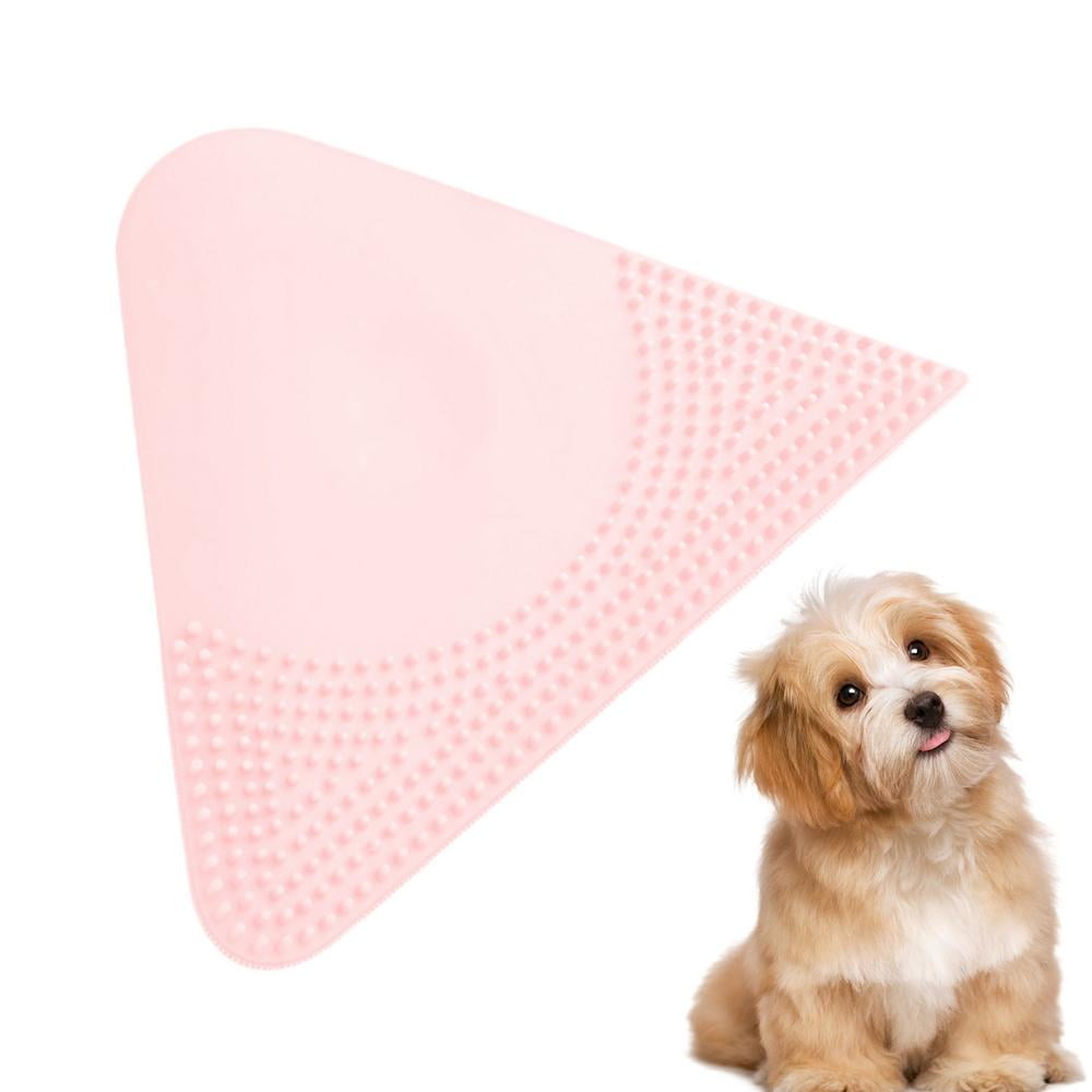 GoldCister Rubber Dog Brush Pet Grooming Brush for Cats Rubber Double