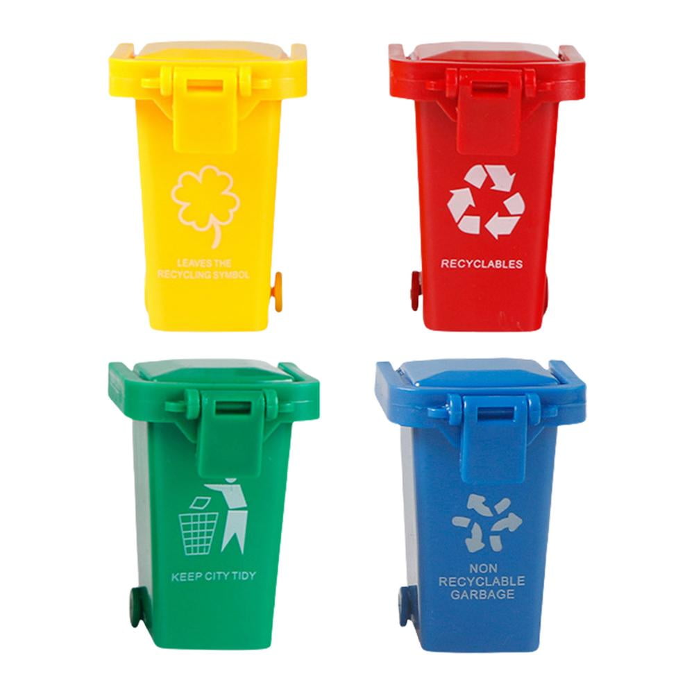 GoldCister Small Recycle Bin Toy Miniature Kids Garbage Classification