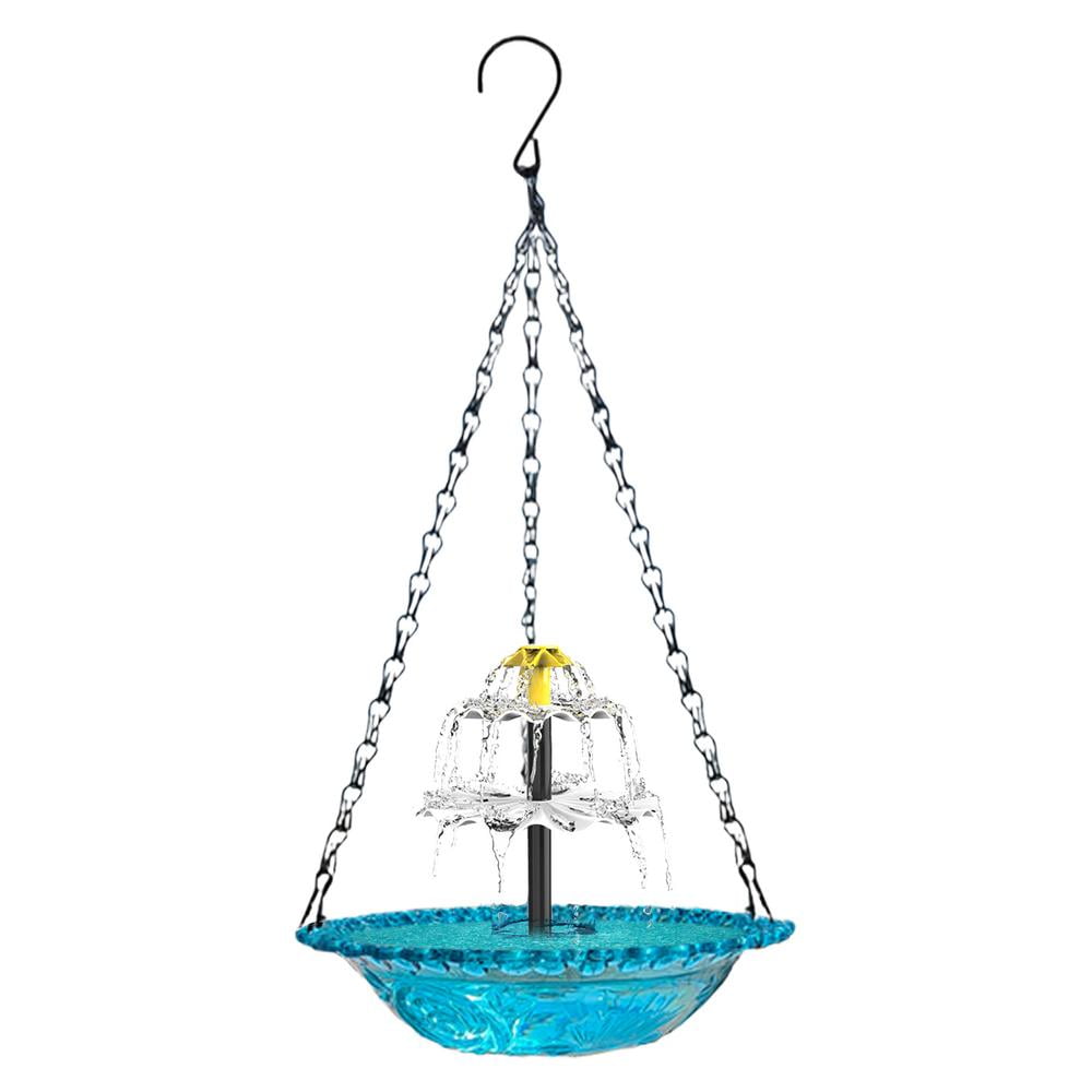 GoldCister Solar Powered Bird Water Fountain Outdoor SolarPowered