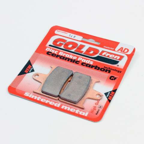 GoldFren AD-148 Sintered Brake Pads Rear (EBC Equivalent FA254HH)
