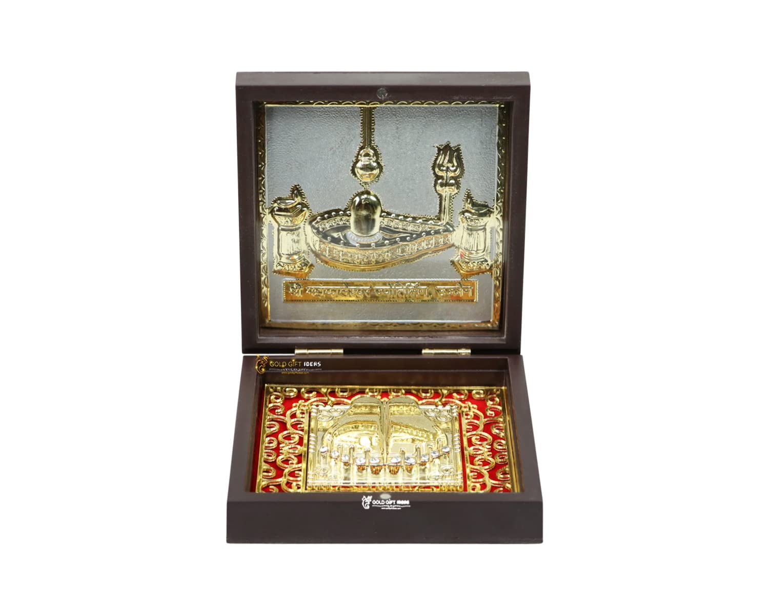 GoldGiftIdeas 24K Gold Plated Ujjain's Shri Mahakaleshwar Jyotirling