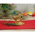 thumbnail image 1 of GoldGiftIdeas Oxidized Lord Krishna Idol with Cow Figurine, Krishna Statue for Home Decor, Return Gifts for Indian Festival, Worship Idol (Pack of 50), 1 of 3