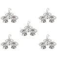 thumbnail image 1 of GoldGiftIdeas Silver Plated Big Three-in-One Jod Kamal for Pooja, Housewarming Return Gift,, Pooja Items for Home, Indian Pooja Thali Set (Pack of 10), 1 of 6