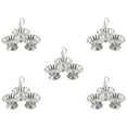 thumbnail image 1 of GoldGiftIdeas Silver Plated Big Three-in-One Jod Kamal for Pooja, Housewarming Return Gift,, Pooja Items for Home, Indian Pooja Thali Set (Pack of 5), 1 of 6