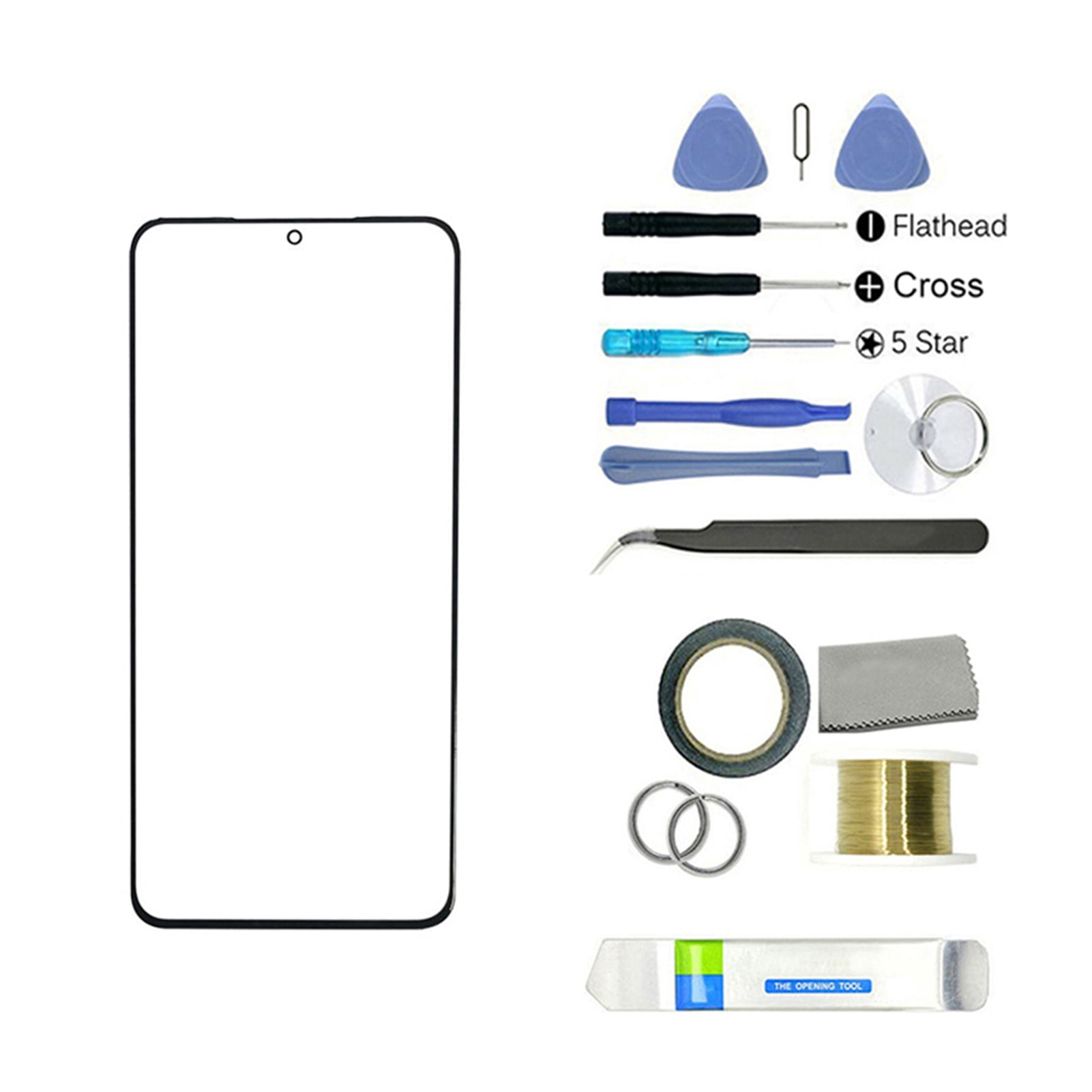 GoldHub 1 Set Phone Screen Professional Replacement Glass Phone LCD Touch Display Screen Repair Parts for Samsung Galaxy S22 S22 Plus S22 Ultra S21 FE