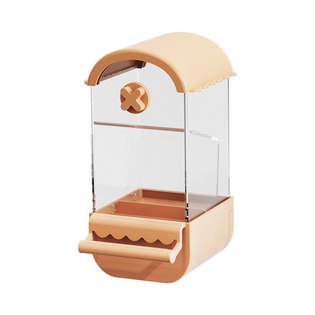 GoldHub Automatic Bird Feeder Large Capacity Seeds Dispenser with Perch