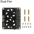 GoldHub GPIO Expansion Board LED Cooling Fan Module for Raspberry Pi 4B