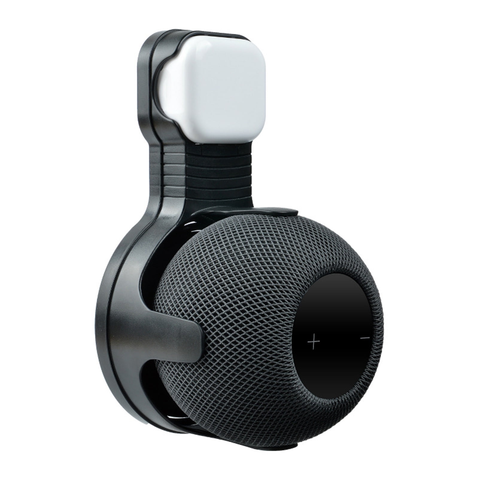 GoldHub Mini Wall Mount Speaker Shelf Space Saving with Hidden Cable Management Simple