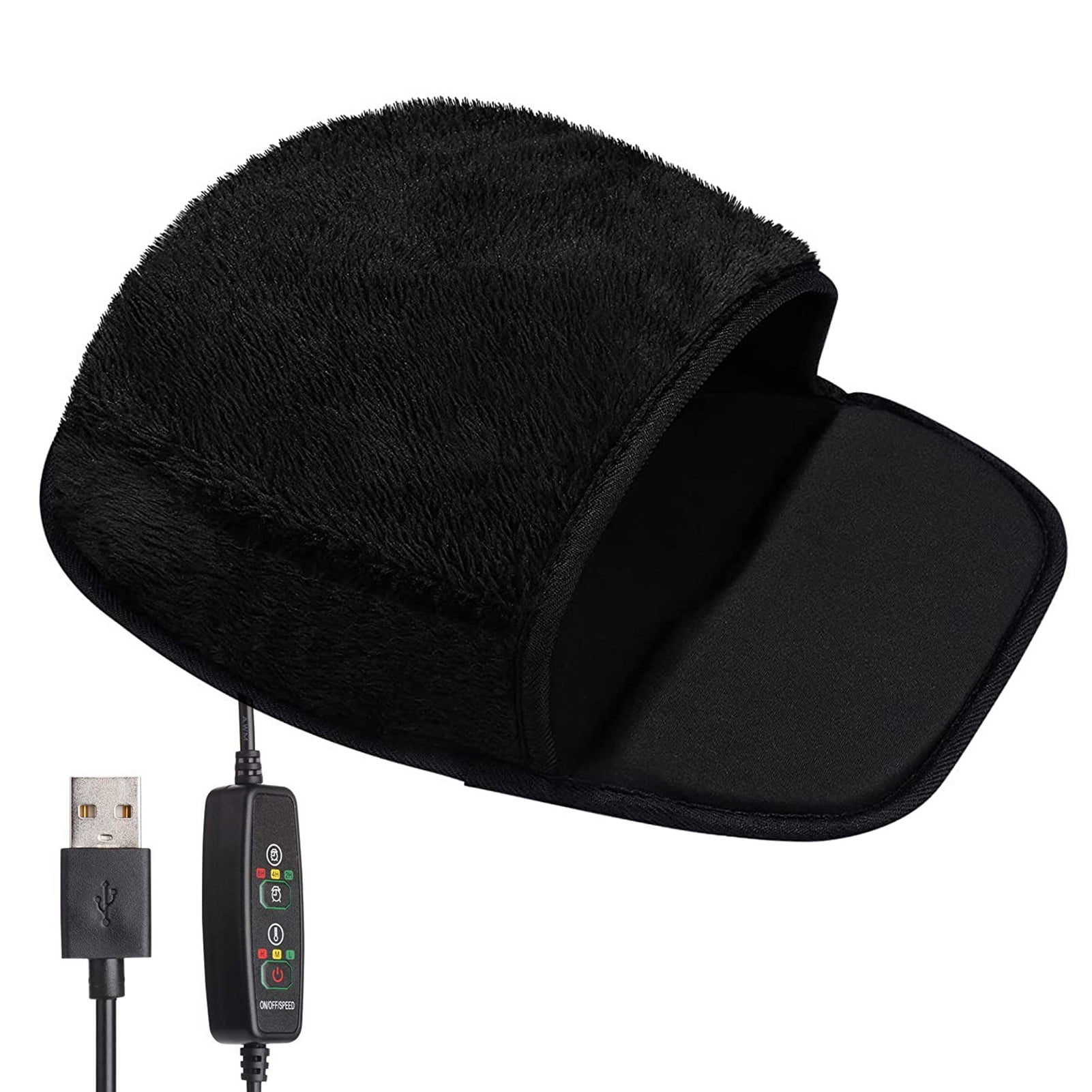 GoldHub USB Heated Mouse Pad with Timer ExtraSoft Wear Resistant