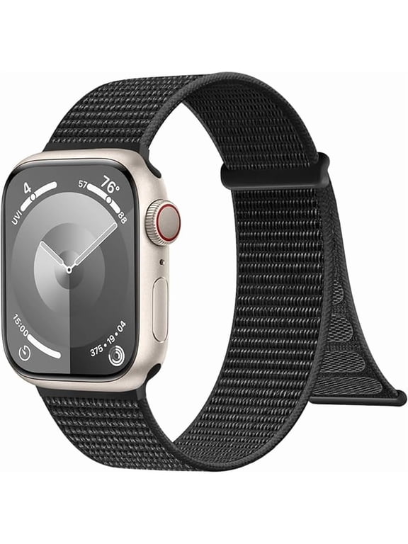 GoldMine Sport Nylon Loop Bands Compatible with Apple Watch Bands 40mm 44mm 45mm 38mm 41mm 42mm 46mm 49mm for Women Men, Adjustable Braided Straps for iWatch Series 11/10/9/8/7/6 SE/Ultra 3 2 1