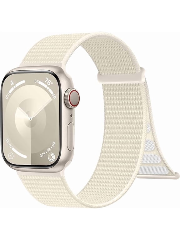 GoldMine Sport Nylon Loop Bands Compatible with Apple Watch Bands 40mm 44mm 45mm 38mm 41mm 42mm 46mm 49mm for Women Men, Adjustable Braided Straps for iWatch Series 11/10/9/8/7/6 SE/Ultra 3 2 1