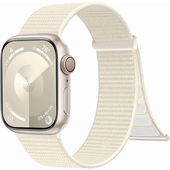 GoldMine Sport Nylon Loop Bands Compatible with Apple Watch Bands 40mm 44mm 45mm 38mm 41mm 42mm 46mm 49mm for Women Men, Adjustable Braided Straps for iWatch Series 11/10/9/8/7/6 SE/Ultra 3 2 1