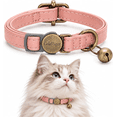 thumbnail image 1 of GoldTiger Vintage Style Leather Breakaway Cat Collar - Adjustable, Durable, Retro Bell - Suitable for All Types of Cats and Small Dogs, 1 of 7