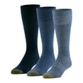 thumbnail image 1 of GOLDTOE Edition Mens Comfort Top Flat Crew Socks, 3-Pack, 1 of 4
