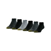 GOLDTOE EDITION Mens Cushion No Show Tab Socks, 6-Pack