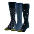 thumbnail image 1 of GOLDTOE Edition Mens Flamingos Crew Socks, 3-Pack, 1 of 4