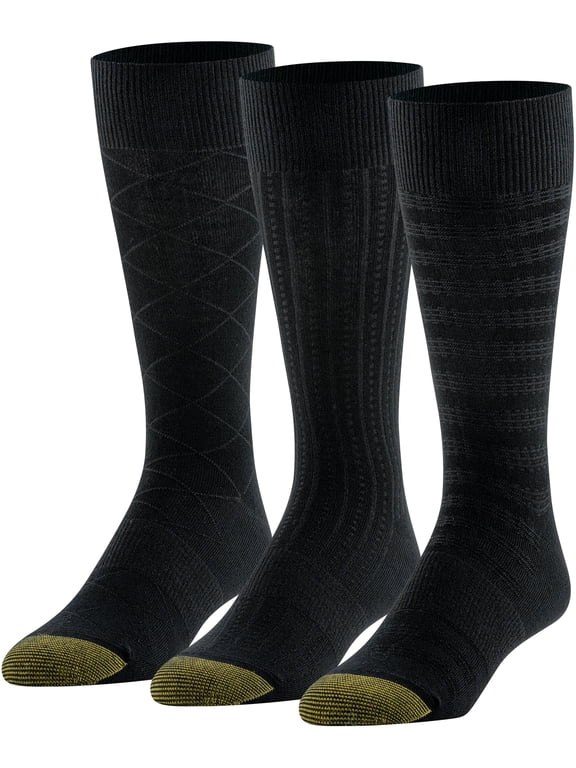 Edition Mix Texture Crew Socks, 3-Pack